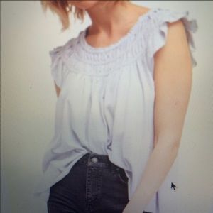 Light Blue free people top